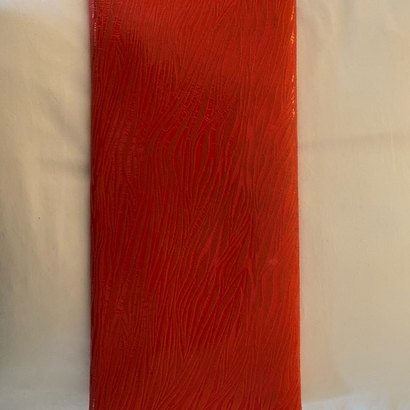 Carlos Falchi Zebra Print Clutch in Coral - Picture 10 of 12